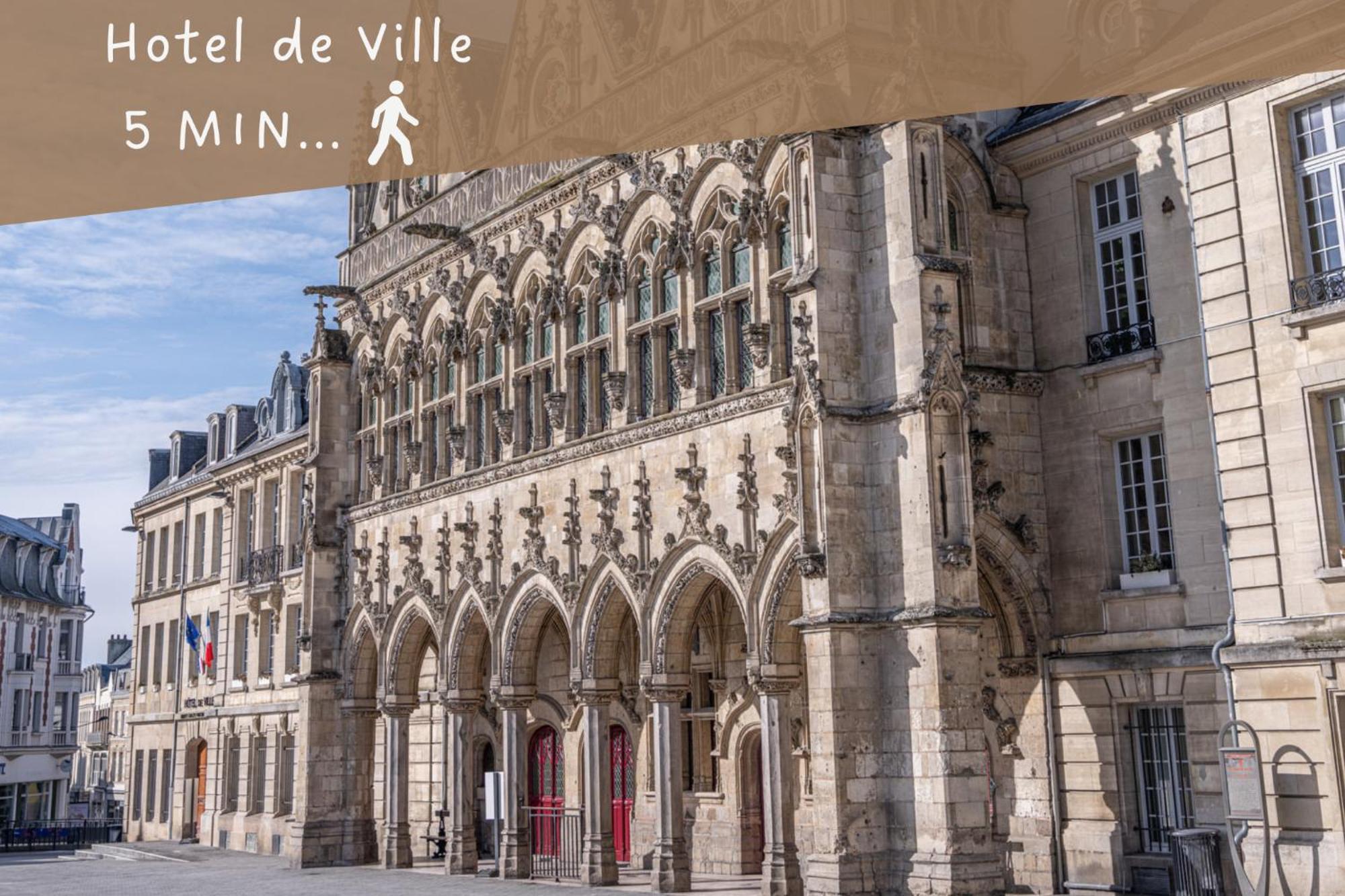 Apartamento Le Fleur De Cerisier - Zmn Conciergerie Saint-Quentin  Exterior foto